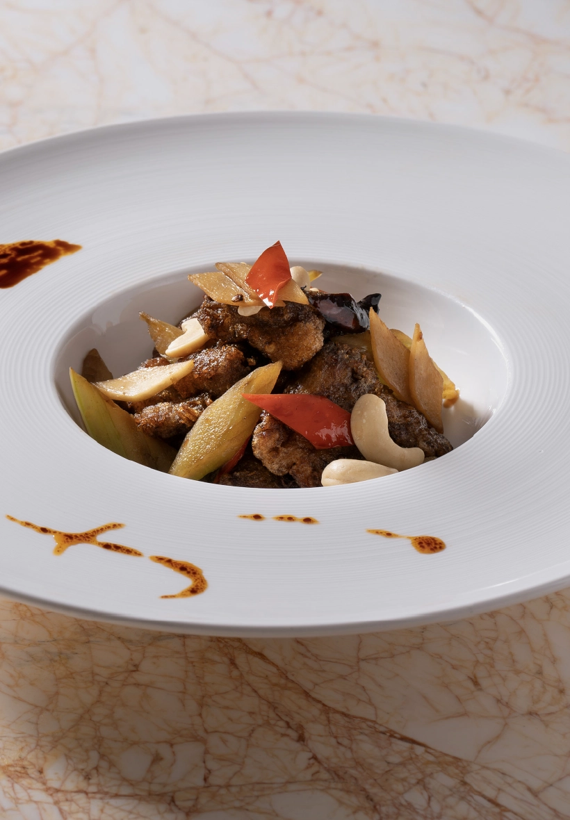 Wok-fried “Kong Pao” Monkey Mushroom
